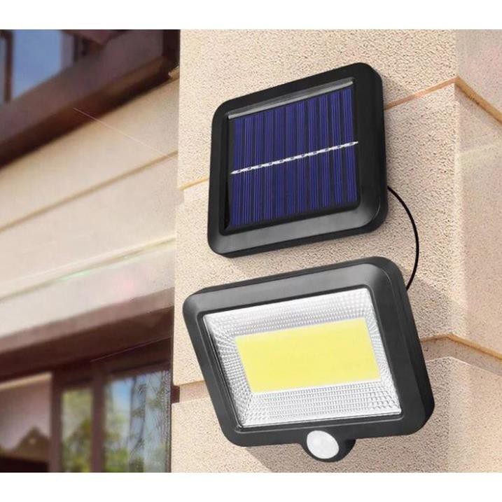 Đèn Led Năng Lượng Mặt Trời 56 Mắt Led - ( 100-120 Mắt COB) Pin Tách Rời - Cảm Biến Chuyển Động - 3 CHẾ ĐỘ SÁNG