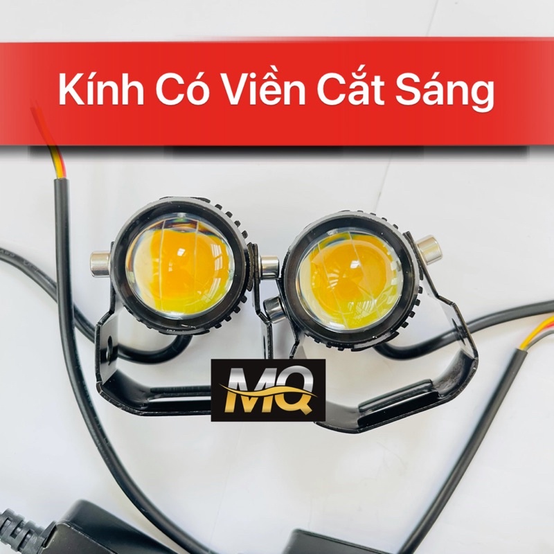 ĐÈN TRỢ SÁNG MINI Bi CẦU 2 MẦU COS VÀNG PHA TRẮNG GOM ÁNH SÁNG