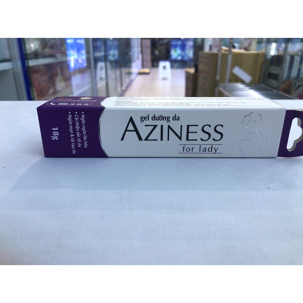 Kem Bôi Da Aziness for Lady Ngừa mụn trứng cá, giúp làm giảm mụn đỏ, kiểm soát bã nhờn hiệu quả.