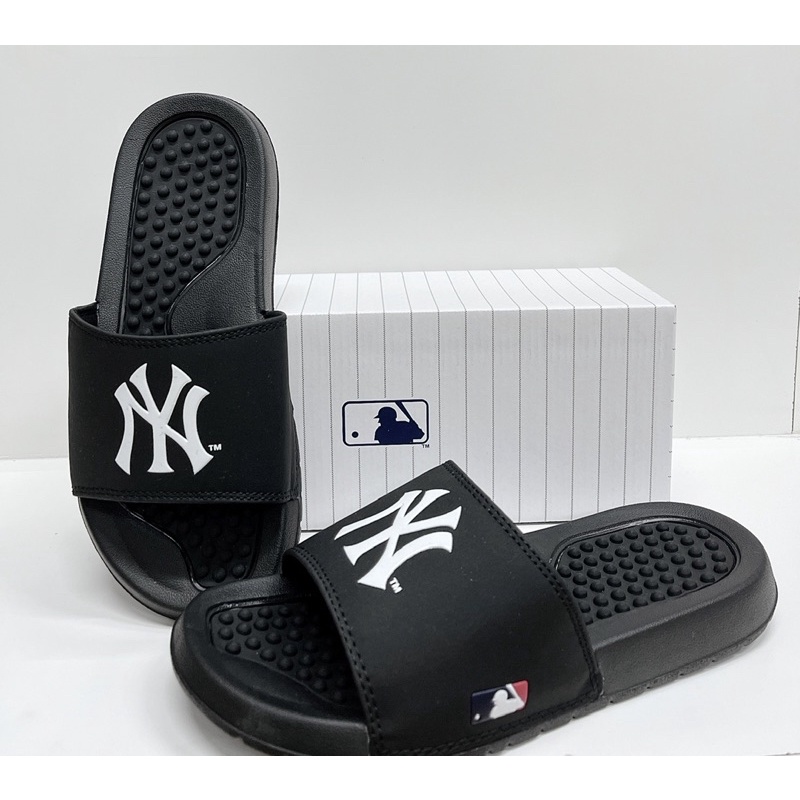 [CHÍNH HÃNG] DÉP MLB NỘI ĐỊA HÀN LOGO NY CÓ HẠT MASSAGE - MLB CHÍNH HÃNG UNISEX NAM NỮ (HÀNG CÓ SẴN) - CÓ BILL - CS002