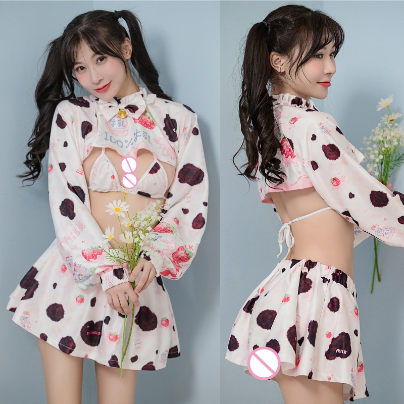 Bộ Trang Phục Hóa Trang Cô Hầu Gái Dễ Thương Phong Cách Lolita