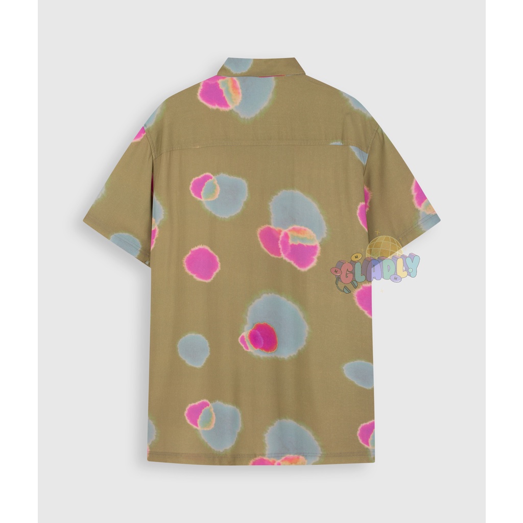 Áo sơ mi Stussy hoạ tiết Blob Rayon SS Shirt