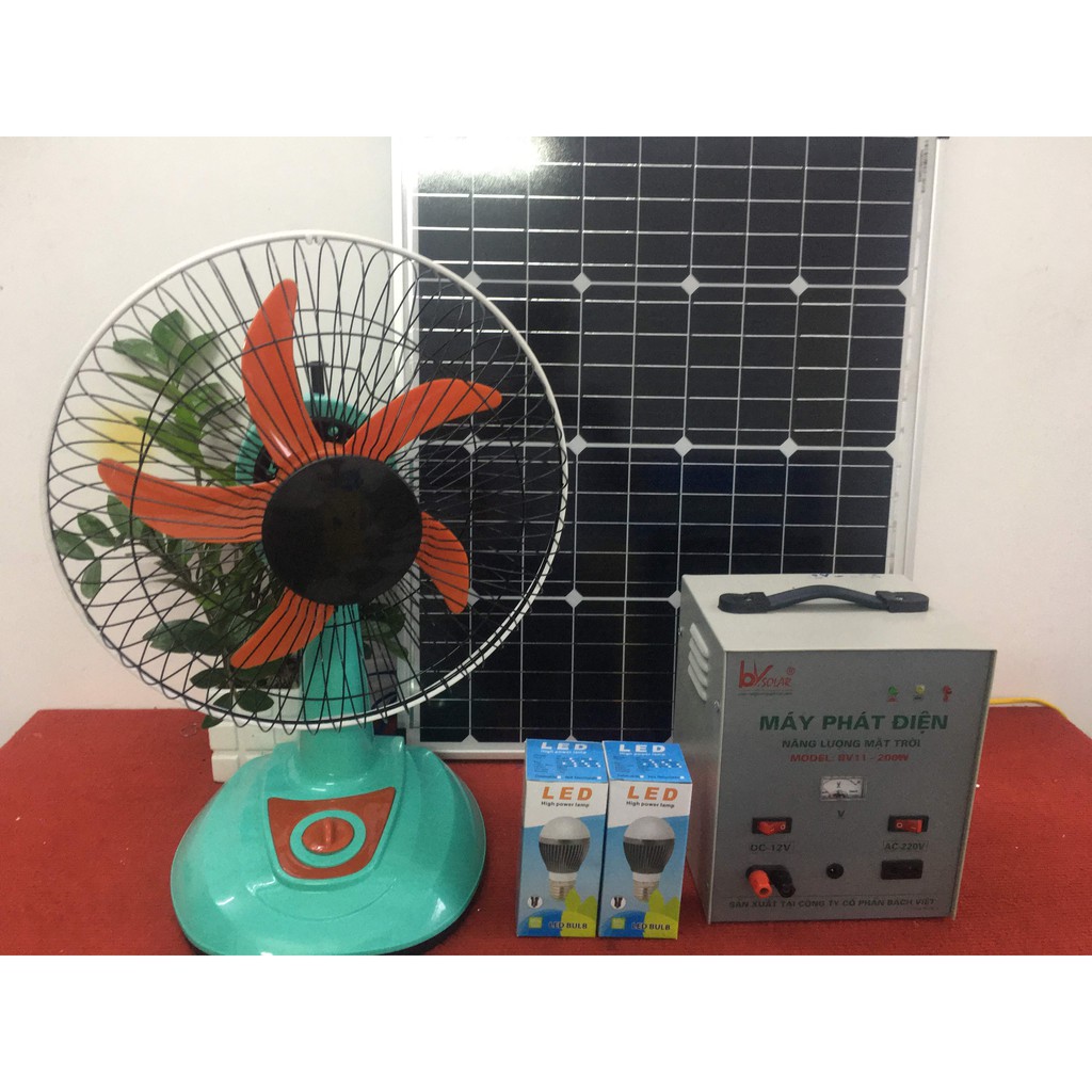 Bộ Máy phát điện năng lượng mặt trời BV12 - Chuẩn Như Điện Lưới