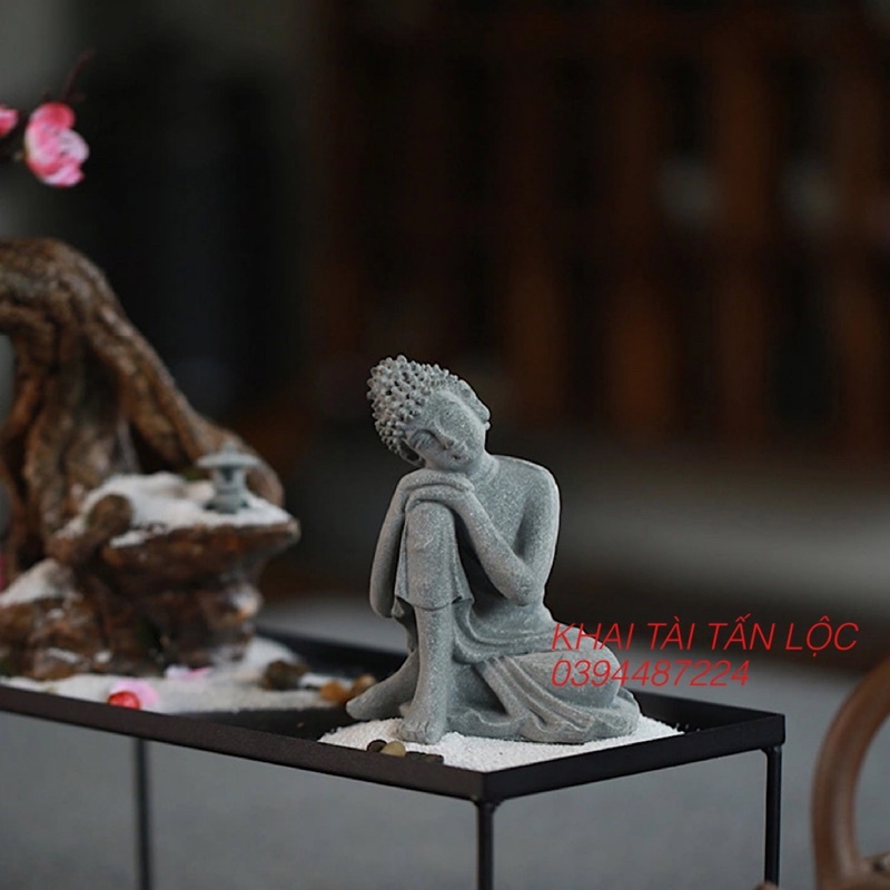 Tượng Phật ngồi an nhiên cao 10 cm