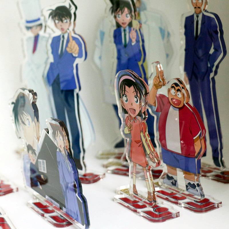 Bảng đứng acrylic in hình nhân vật hoạt hình thám tử Conan trang trí nhà cửa