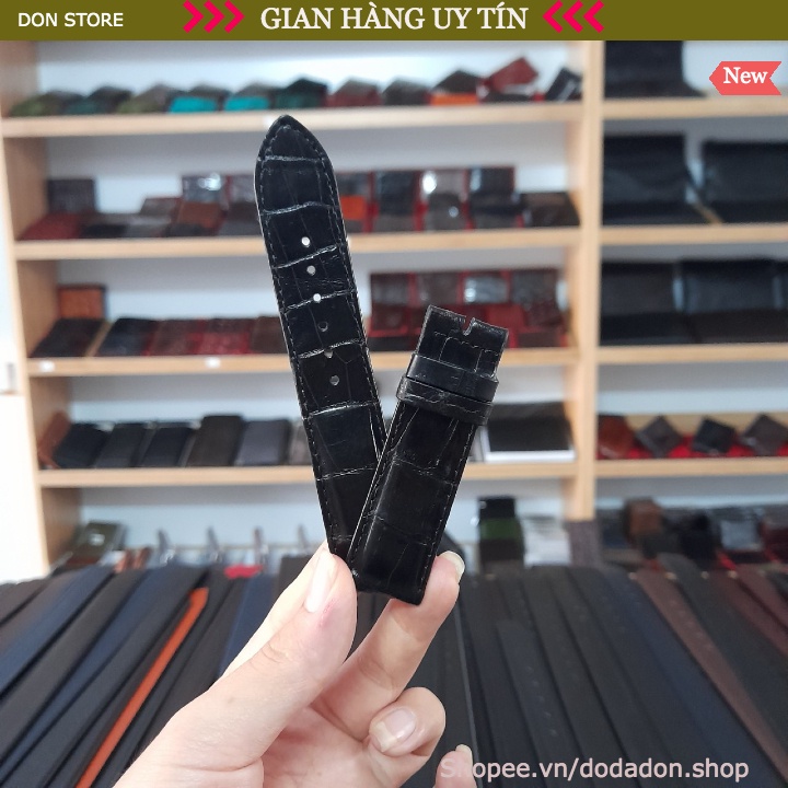 [Buôn,Sỉ,Lẻ] Dây Đồng Hồ Da Cá Sấu Thật Đủ SIZE (Ko kèm đầu khóa)