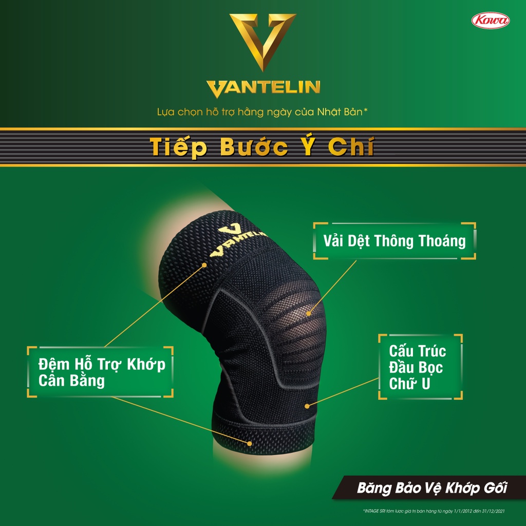 Băng Bảo Vệ Khớp Gối Bó Gối Vantelin Support Knee size M