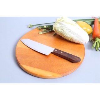 Dao Kinwi Stainless Steel Kitchen Knife Cán Gỗ Dài 29.5cm - No.173
