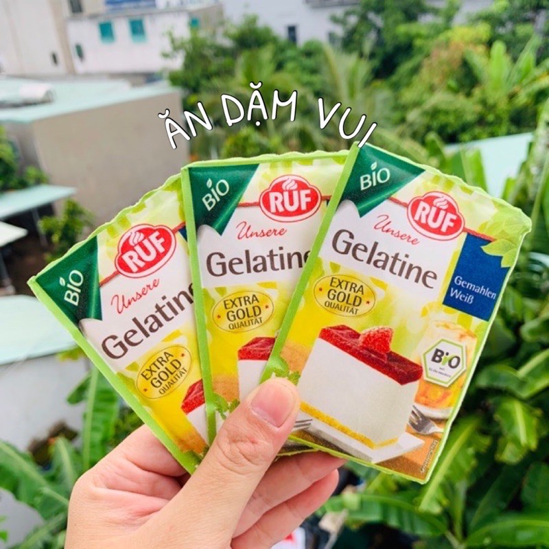 [ HÀNG CHÍNH HÃNG DATE XA 2023 ] Bột Gelatin hữu cơ Đức dùng làm đồ ăn dặm cho bé