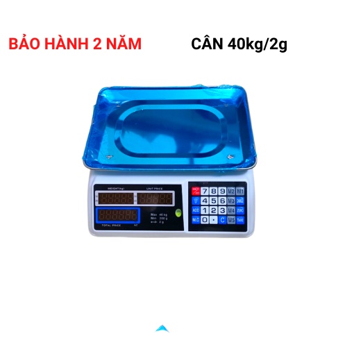 [ Freeship ] cân điện tử tính tiền  ( 40kg/2g ) dùng cho bán hàng hoa quả, thịt cá Lưu được nhiều mức giá khác nhau