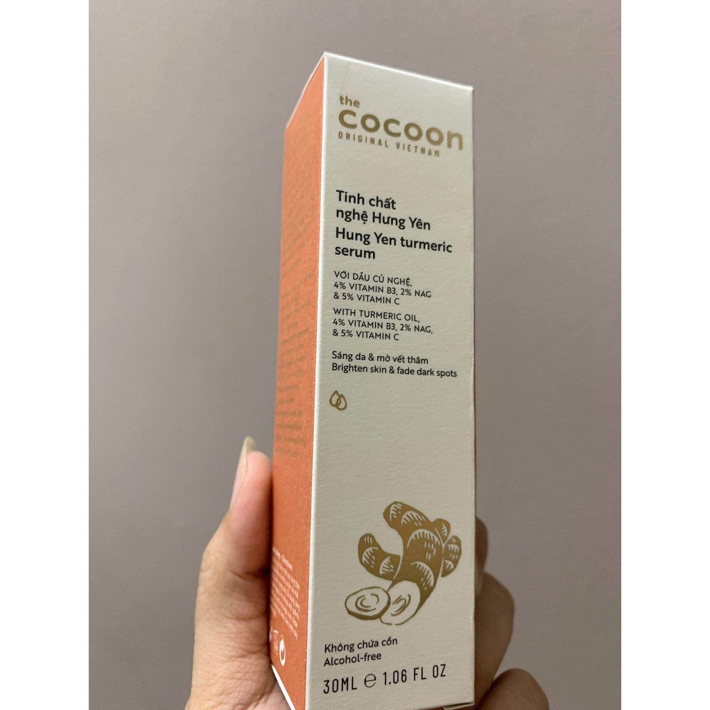 Tinh Chất Nghệ Hưng Yên Cocoon - Hung Yen Turmeic Serum - Hàng Việt Nam Chính Hãng - 30ml