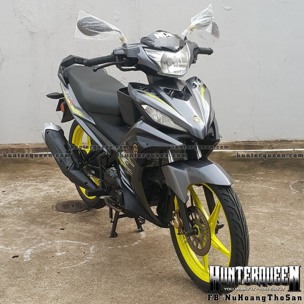 Tem LC135 đen xám dán Exciter 135 đời 2011-2014. Mẫu Decal 2019 Malaysia