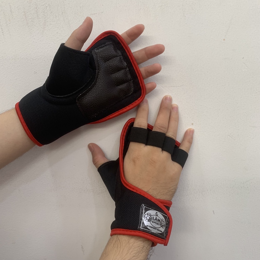 Bao Tay Dán Nhanh - BAO TAY TẬP GYM - Thương Hiệu Lâm Sport - Chất liệu thể thao -