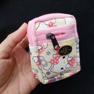 Móc khóa ba lô Kitty 3 ngăn (Kt : 6×8cm)