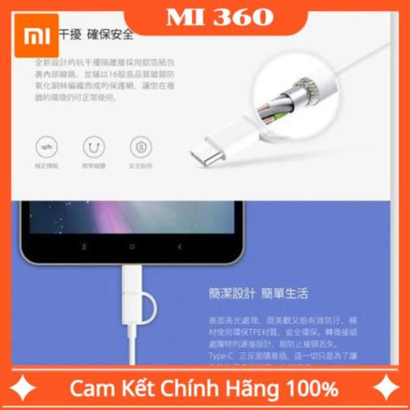 Cáp Sạc Xiaomi ZMI 2 Đầu Type-C / Micro USB AL511✅ Cáp Sạc 2 IN 1 ZMI AL511✅ Hàng Chính Hãng