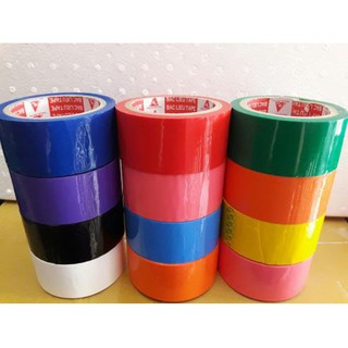 Cây 6 cuộn Băng keo màu Opp size, 5F