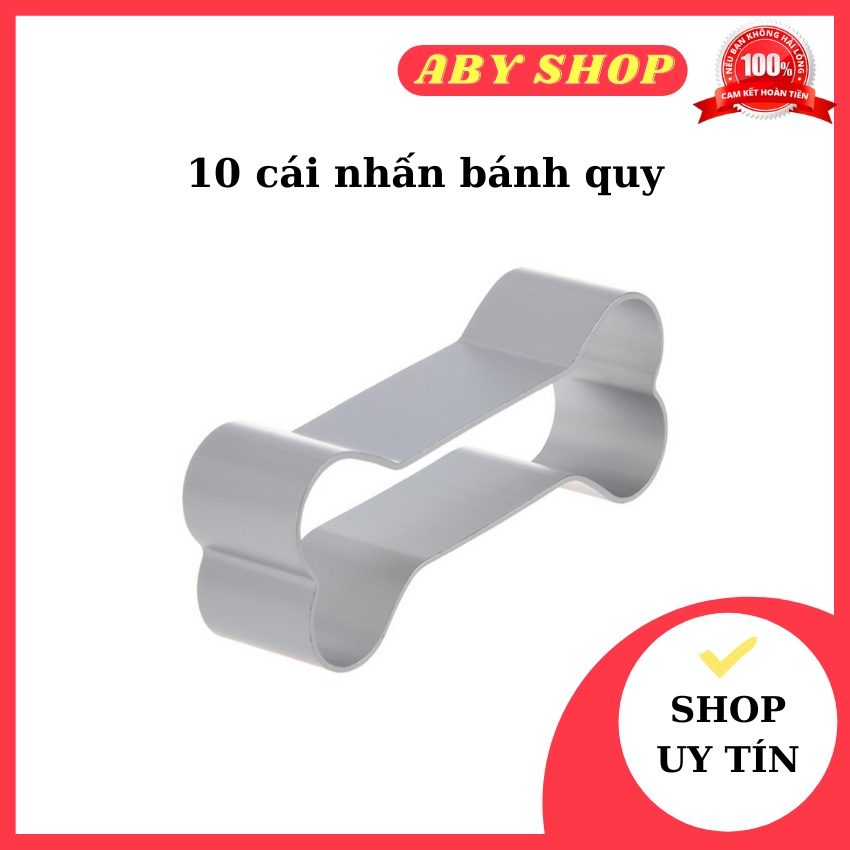 10 cái nhấn bánh quy ⚡ HÀNG LOẠI 1 ⚡ khuôn nhấn bánh quy hình khúc xương độc đáo lạ mắt
