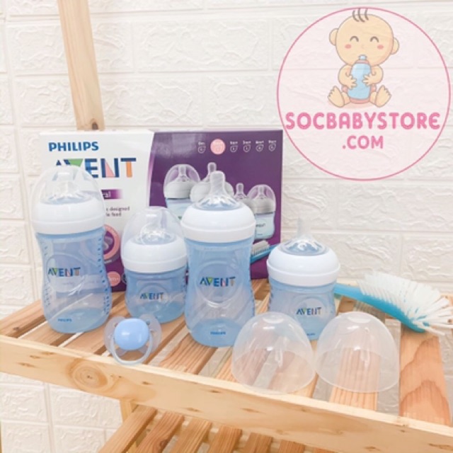 Bộ bình sữa Philips Avent 125ml và 260ml
