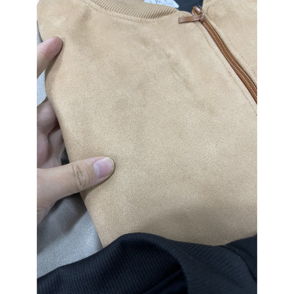 Áo khoác nam da lộn