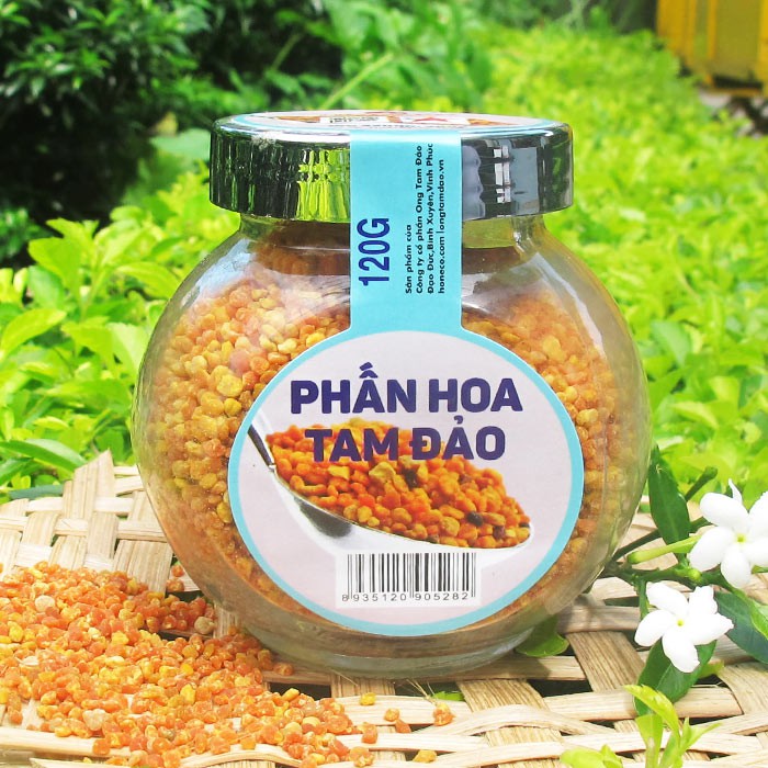 Phấn hoa Tam Đảo HONECO 120g, Phấn hoa rừng tự nhiên 100% tốt cho sức khỏe và sắc đẹp, Chứng nhận ISO 22000:2005