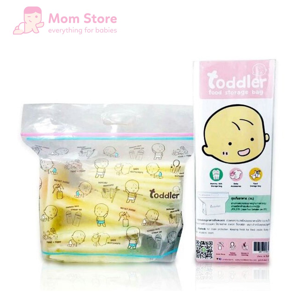 Ziplock Toddler Đa Năng. (Đựng Thực Phẩm, Túi Sữa, Quần Áo, Vật Dụng Cá Nhân)