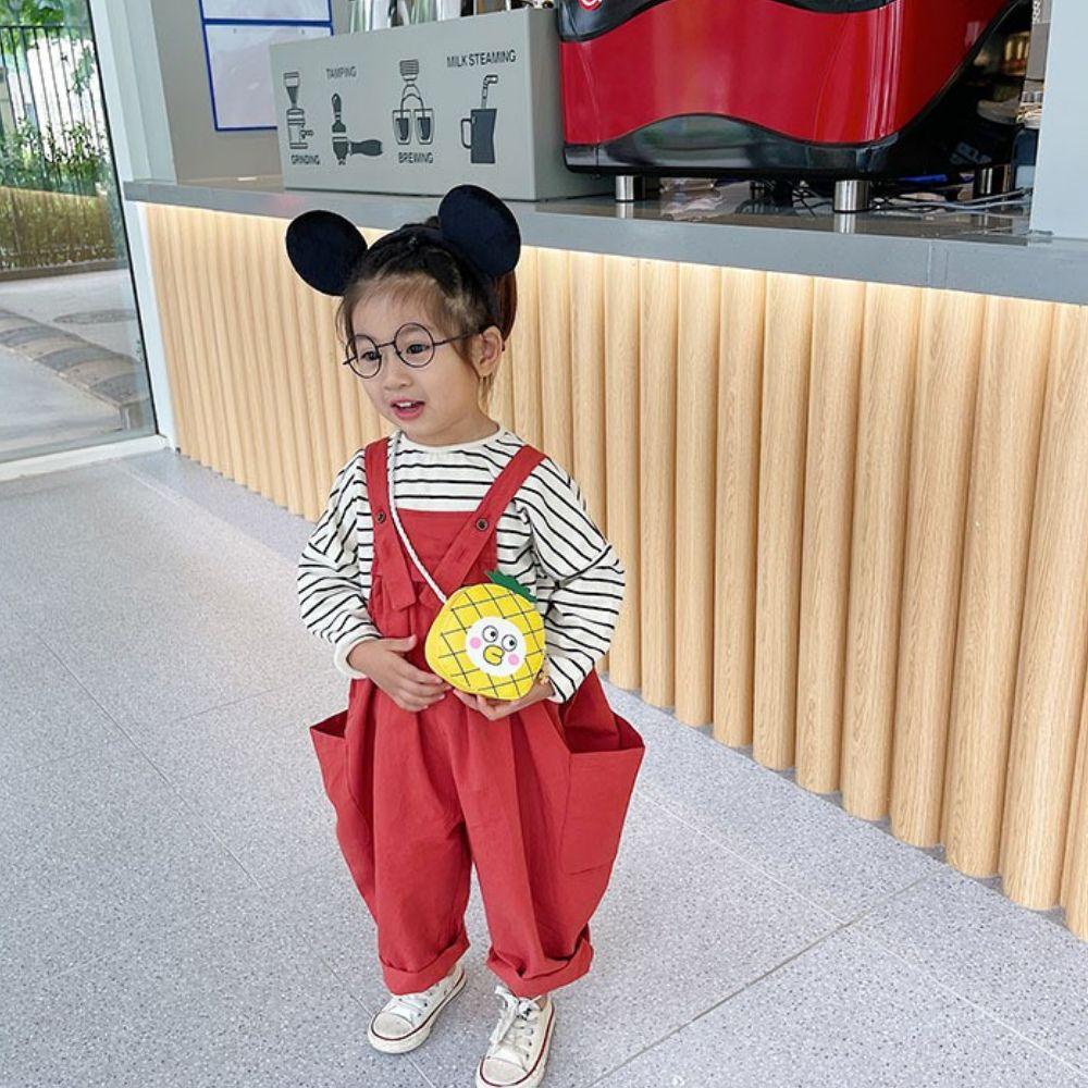 Túi Đeo Chéo Mini Họa Tiết Hoạt Hình Trái Cây Đáng Yêu