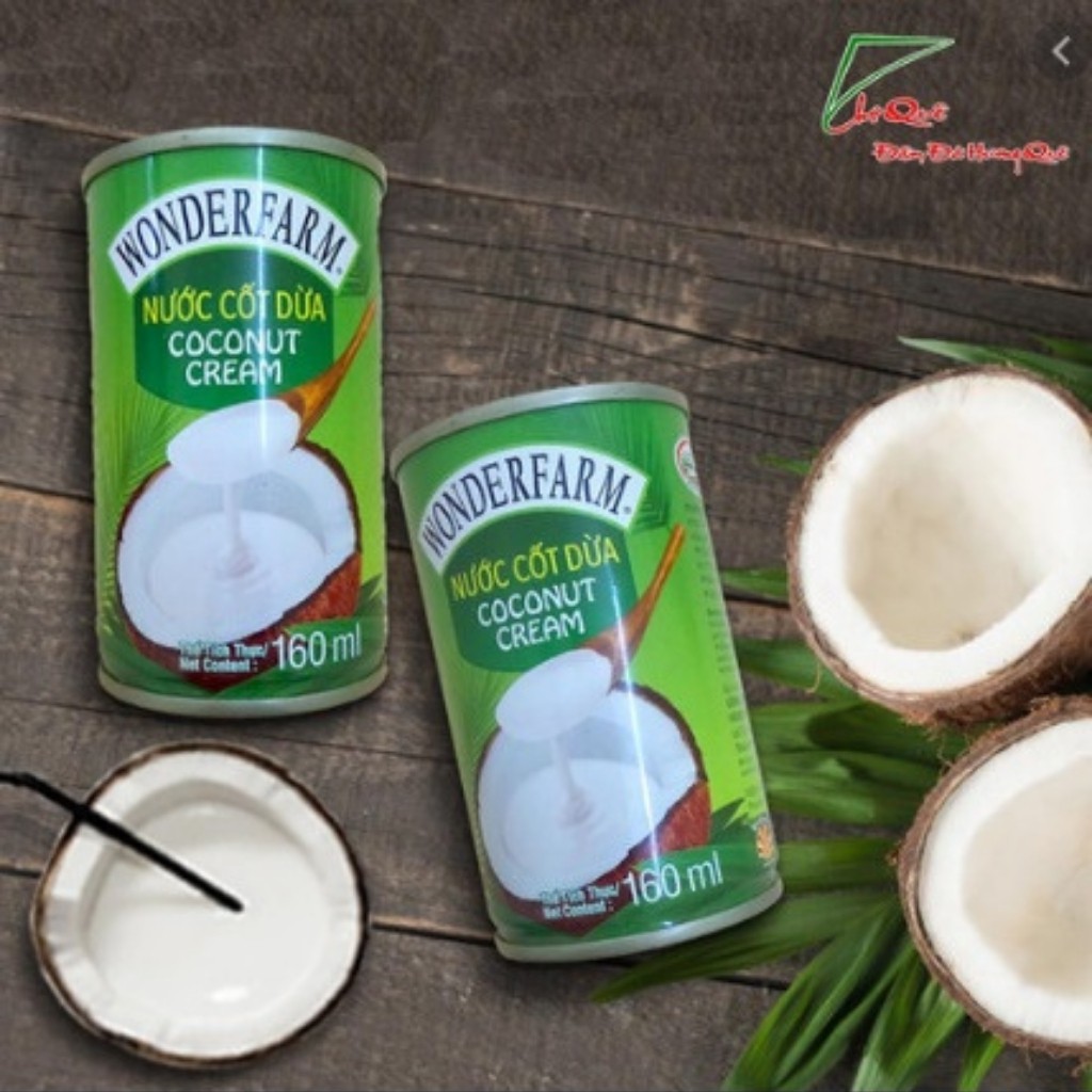 Nước cốt dừa wonderfarm 140ml/400ml  thơm ngon ngậy