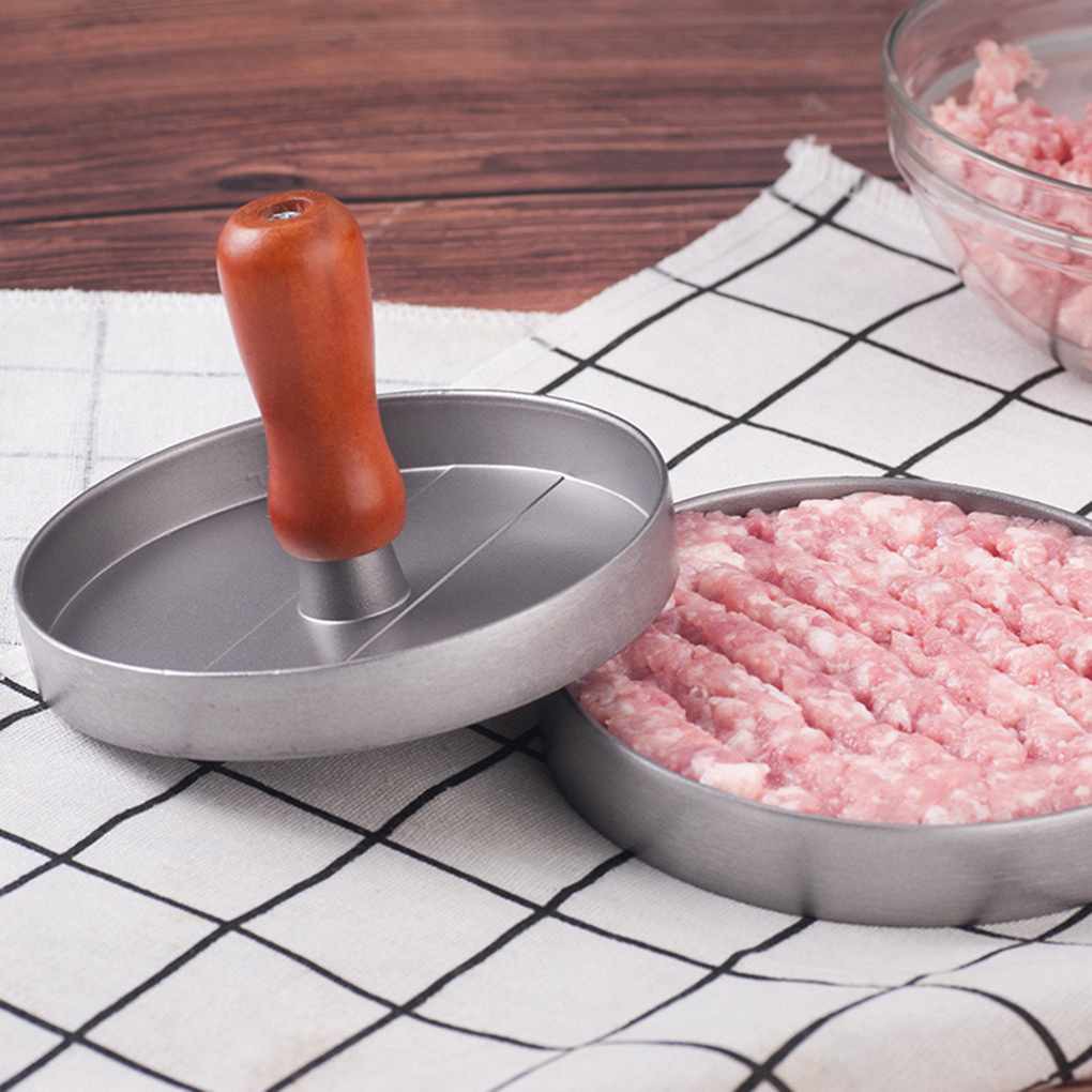 Khuôn ép thịt làm nhân bánh hamburger tiện dụng đa năng