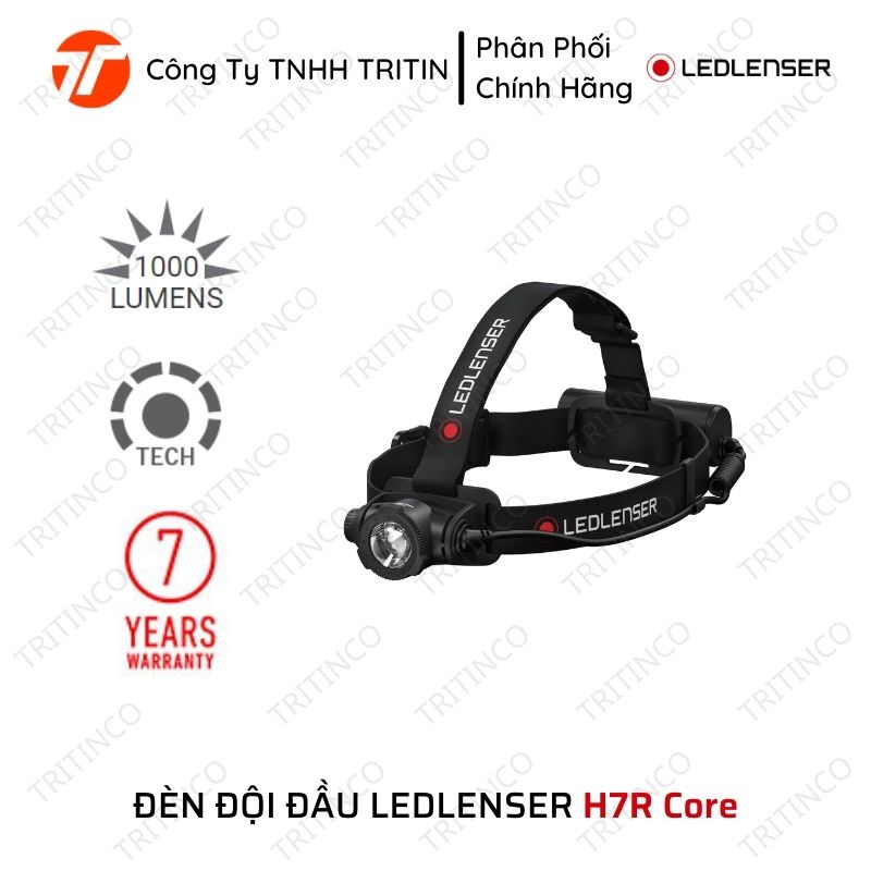 Đèn Pin Đội Đầu LEDLENSER H7R Core - 1000 LUMENS - Tối Đa 65H - Bảo Hành 7 Năm | TRITINCO