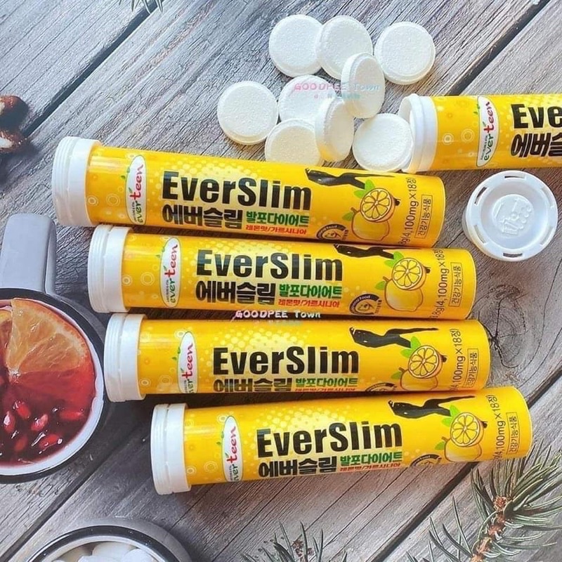 Viên sủi giảm cân FNBio Everslim (4,100mg x 18 viên)