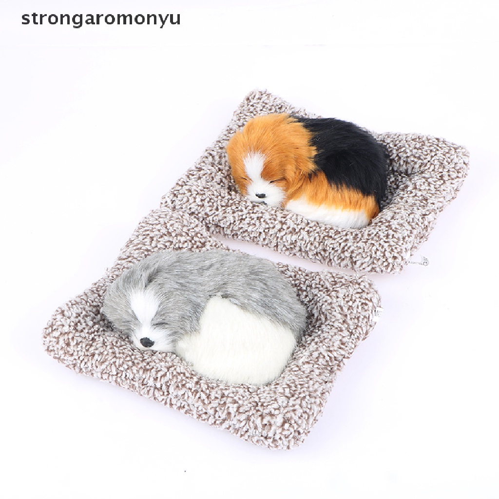 Thú Nhồi Bông Đồ Chơi Hình Chú Chó Đang Ngủ Đáng Yêu