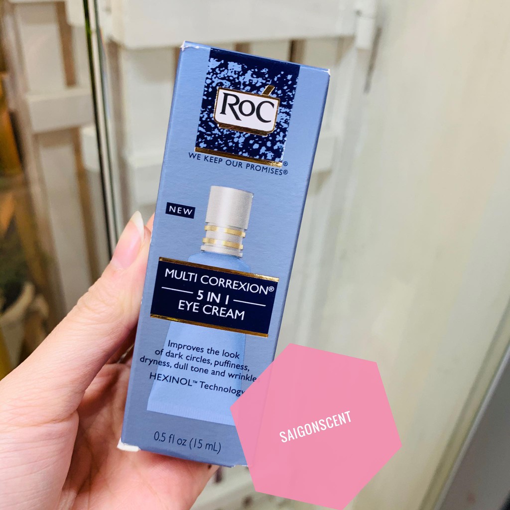 [SaigonScent] Kem dưỡng mắt RoC Multi Correxion 5 In 1 Eye Cream ( 15mL )