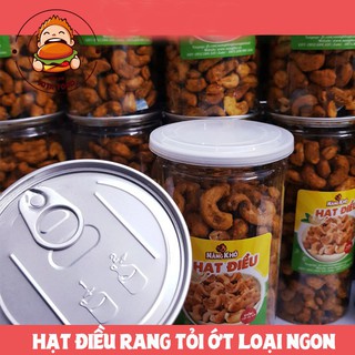 Hũ 500g hạt điều rang tỏi ớt loại 1