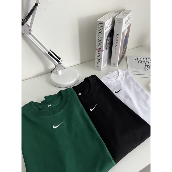 Áo thun N.ike Swoosh thêu unisex cotton - defit.apparel