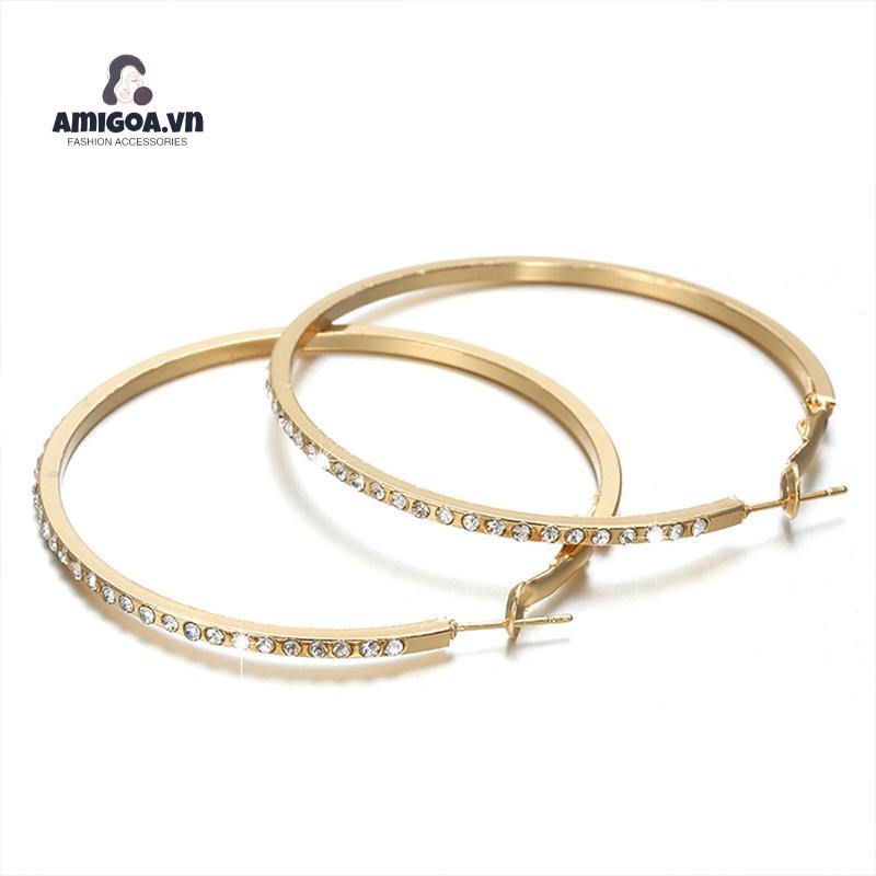 ✨✨Khuyên tai dạng vòng tròn lớn phong cách punk