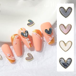 phụ kiện đá tim trang trí nail