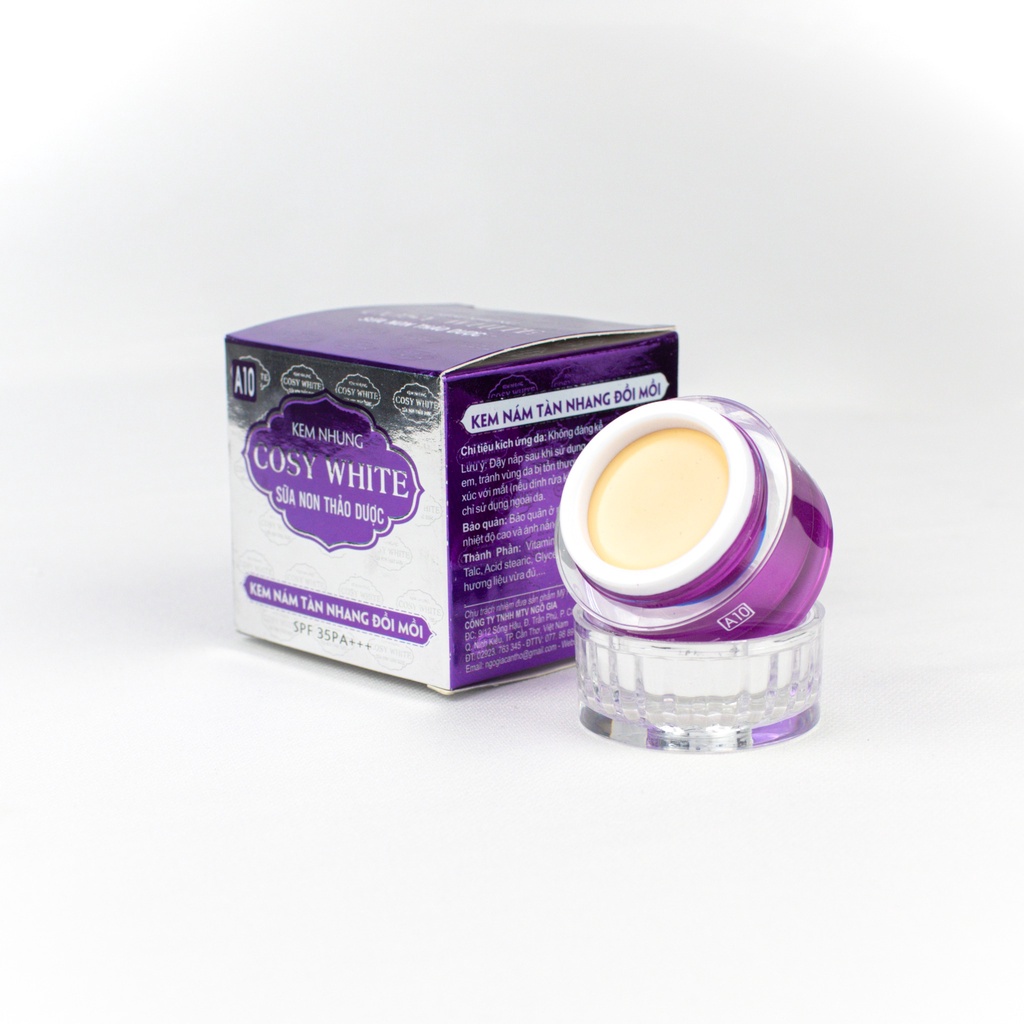 Kem nám-tàn nhang-đồi mồi-ngừa lão hóa da- giảm nhăn da-bảo vệ da Cosy White A6 A10
