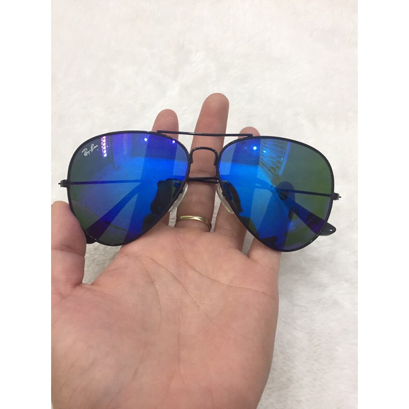 kính RayBan tráng gương xanh tím mã 3026