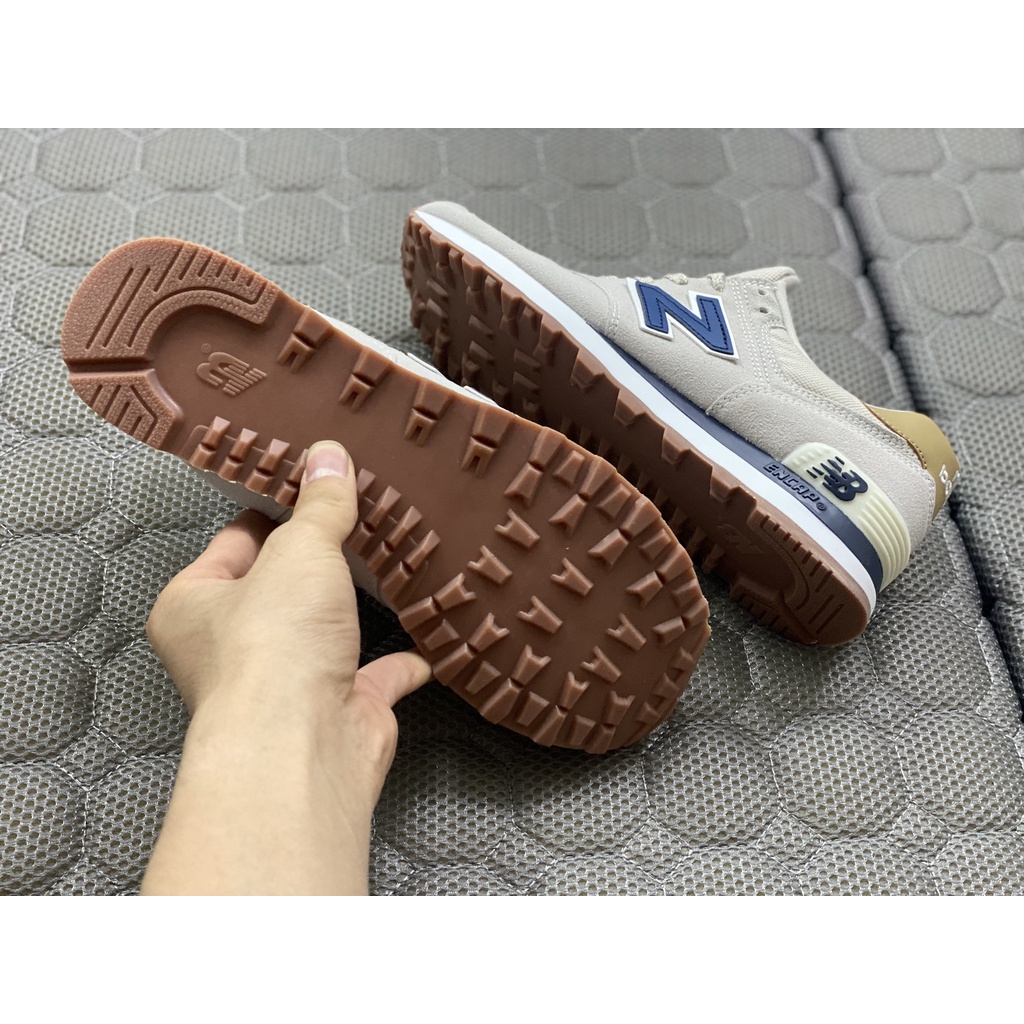 Giày Thể Thao Sneakers NB 574 Classic Grey Blue- Xanh than Bản Cao cấp | BigBuy360 - bigbuy360.vn