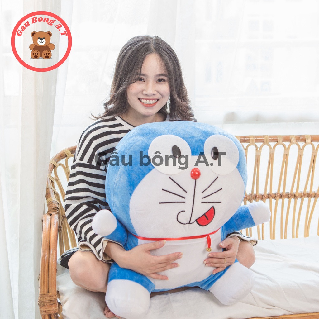 Gấu Bông Doraemon, thú nhồi bông hình doraemon đáng yêu, doraemon biểu cảm cute size 30cm-80cm