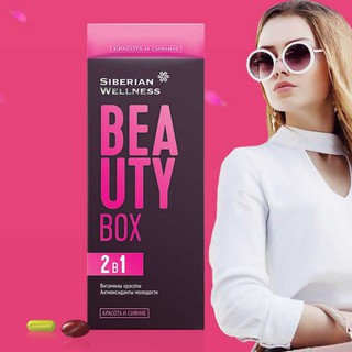 Viên uống đẹp da,móng , tóc Beauty Box Siberian