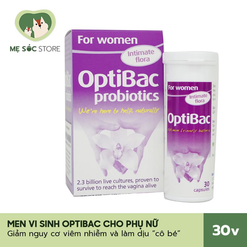 Men vi sinh Optibac tím