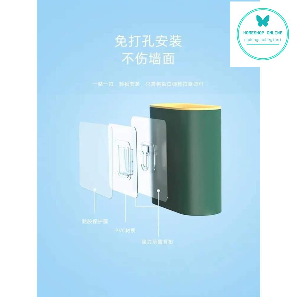 Chổi Cọ Nhà Vệ Sinh, Cây Cọ Toilet Bồn Cầu Bằng SiliCon Có Giá Đựng Dán Tường