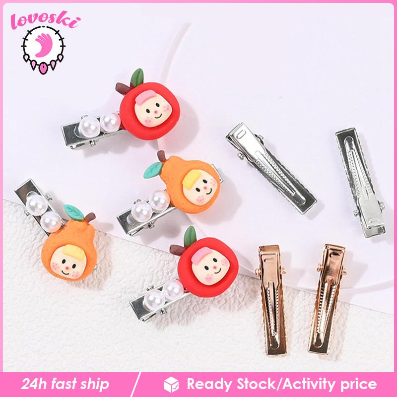 Set 500 Kẹp Tóc Cá Sấu Màu Vàng 56mm Tạo Kiểu DIY