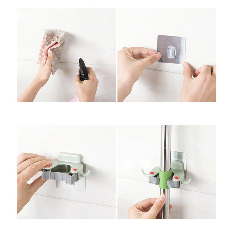Móc Treo Cây Lau Nhà / Cọ Đa Năng Cao Cấp Chống Tuột #C682