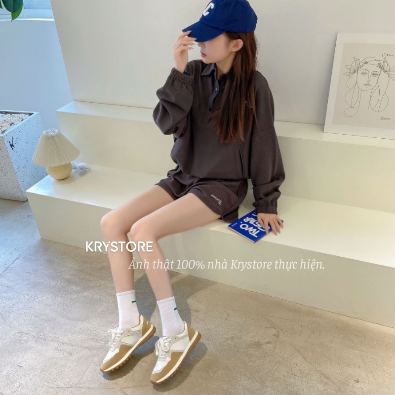 Set 5 đôi tất vớ thanh màu nam nữ cotton basic Krystore , vớ thể thao chất đẹp ST04