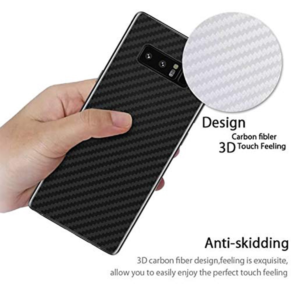 Miếng dán carbon bảo vệ mặt lưng cho điện thoại Samsung Galaxy ss S10 S9 S8 S7 S6 Edge Plus S10E Note 9 8