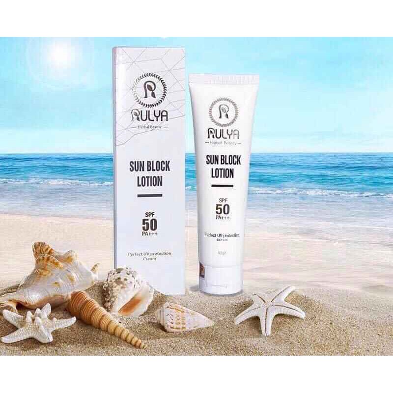 Kem Chống Nắng Cao Cấp RULYA SUN BLOCK LOTION | Thế Giới Skin Care