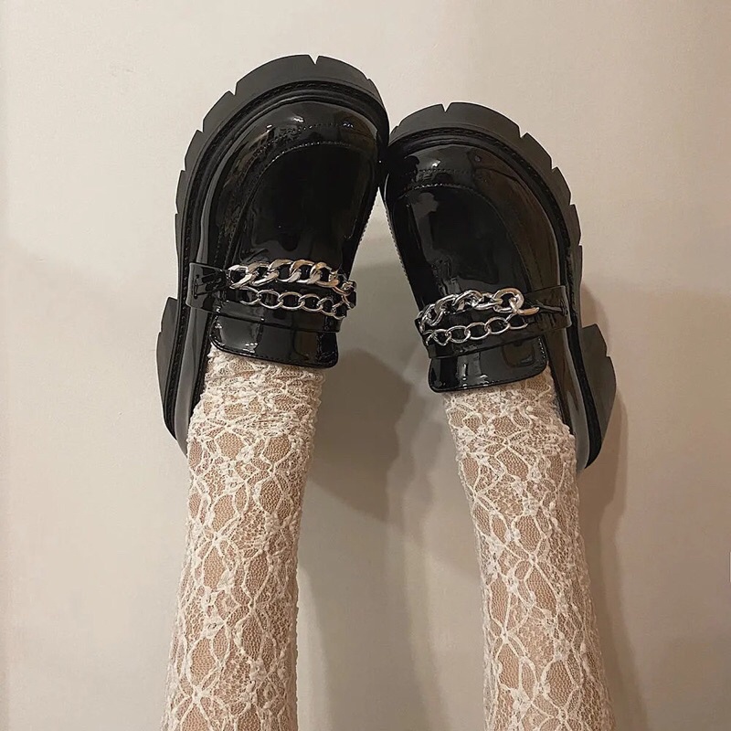 GIÀY OXFORD LOLITA XÍCH NGANG ĐẾ DÀY 6CM