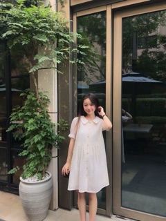 [ORDER] Set đầm trắng phối ren [ảnh thật ở cuối]